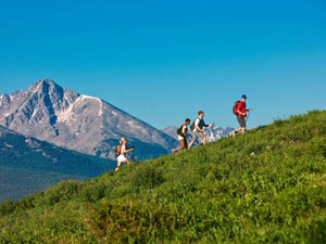 having fun in vail - hike vail mountain